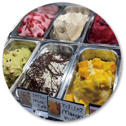 江別産素材にこだわる手造りジェラート